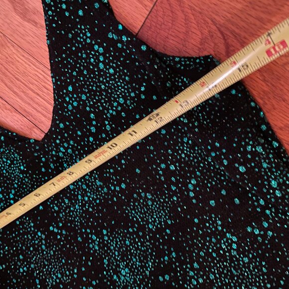 ONYX NITE Black & Emerald Green 2 pc Jacket / Top Women's Set, Made in USA - Picture 15 of 15